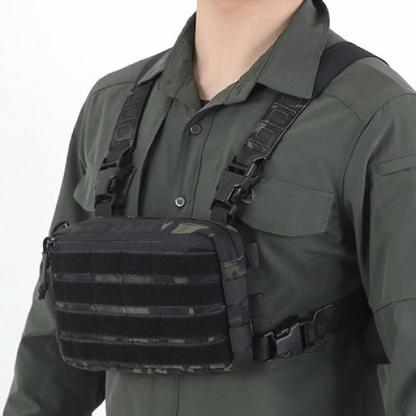 Slingshot UK - High Quality Well Made Tactical Chest Pack For Eeveryday Carry Outdoor use, Absolutely No Swinging While Moving