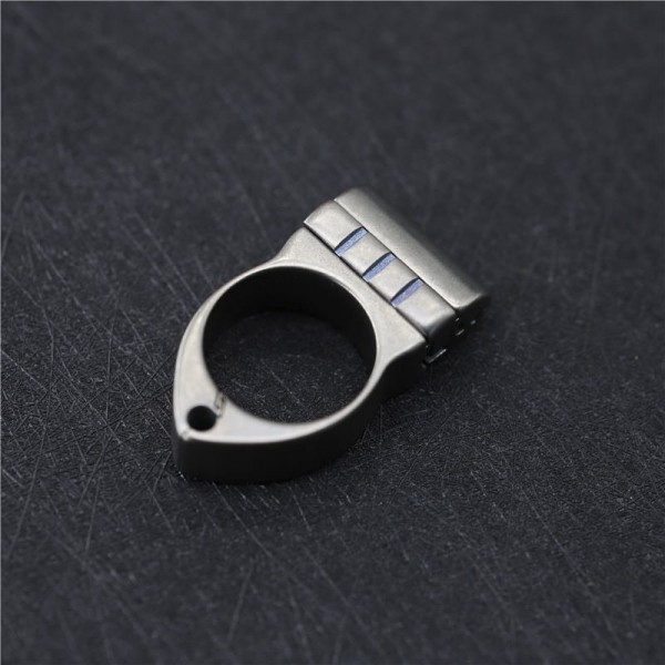 Slingshot UK - Titanium Frameless Ring With Slide-Lock Bands Attaching System